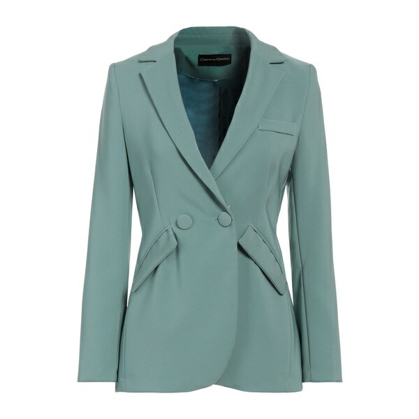 【送料無料】 クリスティーナガビオリ レディース ジャケット＆ブルゾン アウター Blazers Green