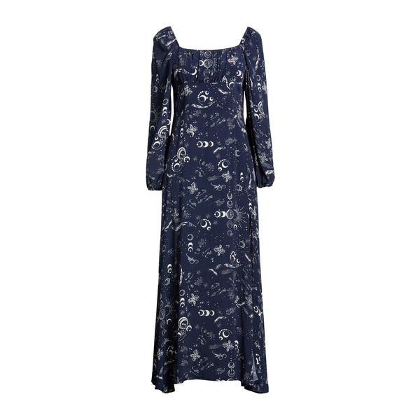 【送料無料】 ソーアリュール レディース ワンピース トップス Maxi dresses Blue|asty