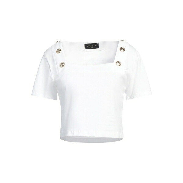 【送料無料】 ガレパリ レディース Tシャツ トップス Tops White
