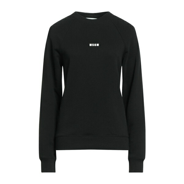 【送料無料】 エムエスジイエム レディース パーカー・スウェットシャツ アウター Sweatshirts Black