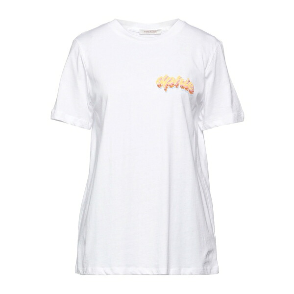 【送料無料】 ファーステージ レディース Tシャツ トップス T-shirts White