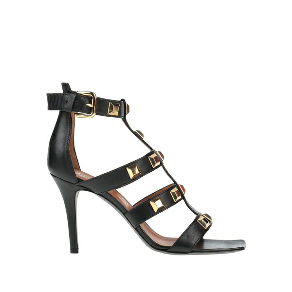 【送料無料】 ヴィアローマ15 レディース サンダル シューズ Sandals Black