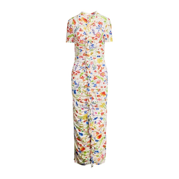 【送料無料】 エムエスジイエム レディース ワンピース トップス Midi dresses White｜asty