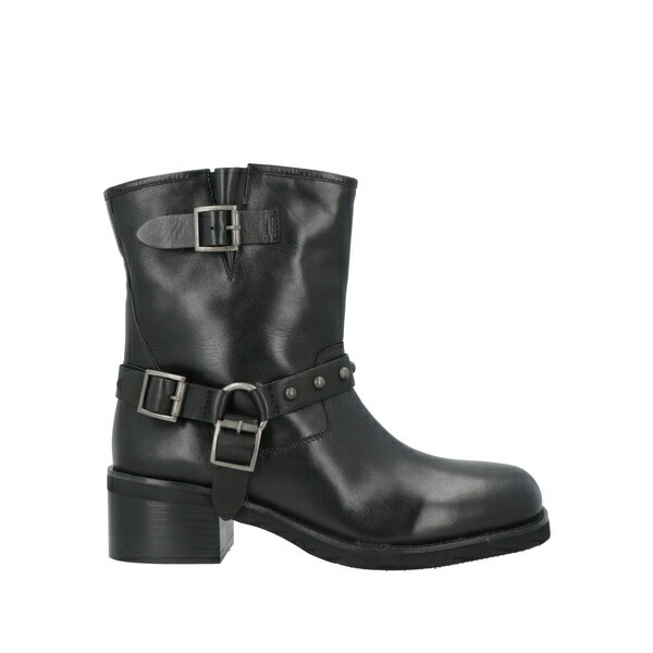 【送料無料】 エマヌエーレ ヴェー レディース ブーツ シューズ Ankle boots Black
