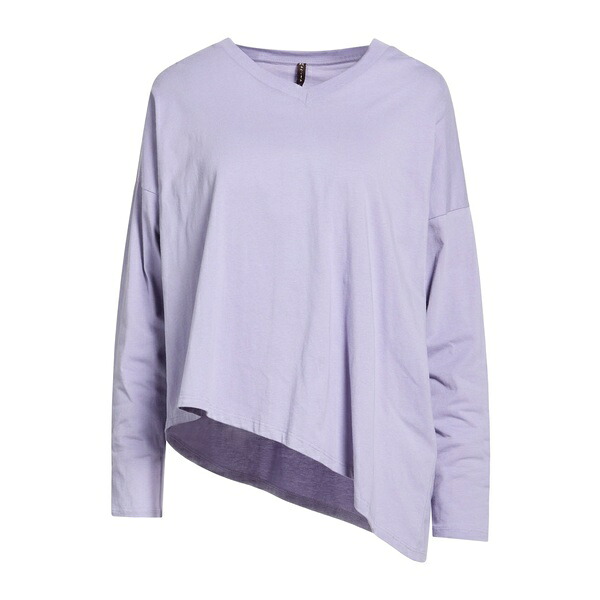 【貨物輸送無料】 マニラグレース レディース プルオーバー トップス T-shirts Purple