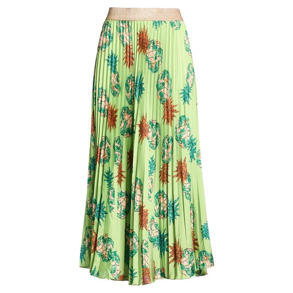 【送料無料】 イル テ デッレ 5 レディース スカート ボトムス Midi skirts Green