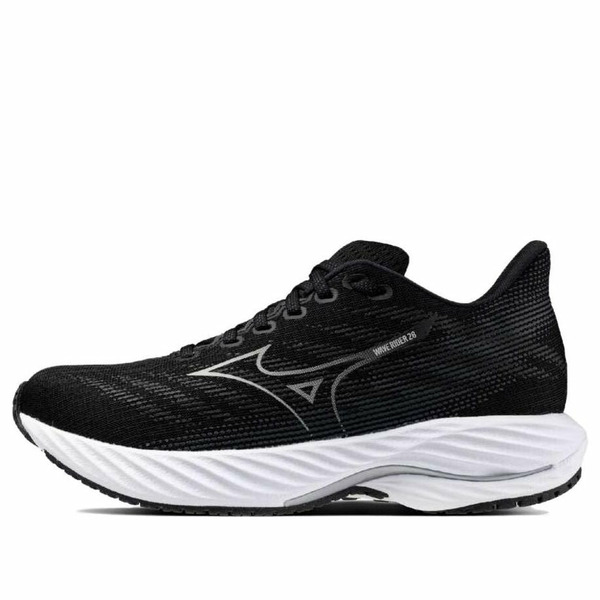 Mizuno ミズノ レディース スニーカー 【(WMNS) Mizuno Wave Rider 28 'Black Silver White' J1GD240322】 サイズ US_6(23.0cm)|asty