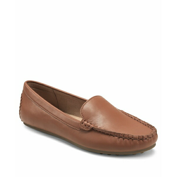 エアロソールズ レディース オックスフォード シューズ Women's Over Drive Driving Style Loafers Tan画像