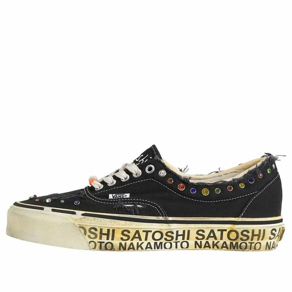 Vans バンズ メンズ スニーカー  【Vans x Satoshi Nakamoto Authentic \u0027Black\u0027 VN000EFEBLK】  大きさ US_12(30.0糎)