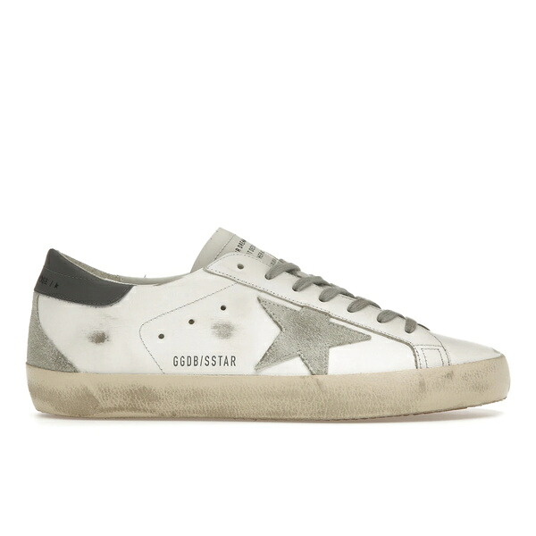 Golden Goose ゴールデングース メンズ スニーカー 【Golden Goose Super-Star White Grey】 サイズ US_8(26.0cm) White/Grey｜asty 103,840円