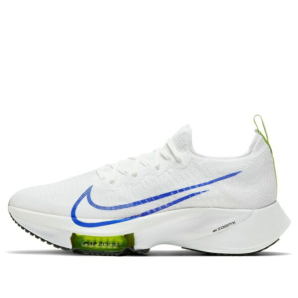 Nike ナイキ メンズ スニーカー  【Nike Air Zoom Tempo NEXT% Flyknit \u0027White Racer Blue\u0027 CI9923-103】  大きさ US_6.5(24.5糎)