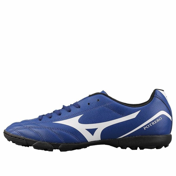 Mizuno ミズノ メンズ スニーカー  【Mizuno Potrero Wide AS Broken Nail Soccer Shoes \u0027Blue\u0027 P1GD189227】  大きさ US_9.5(27.5糎)