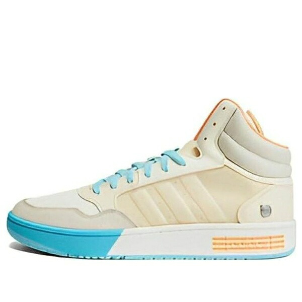 adidas アディダス メンズ スニーカー 【adidas Hoops 3.0 Mid Shoes 'Beige Blue' HP9946】 サイズ US_5(23.0cm)｜asty