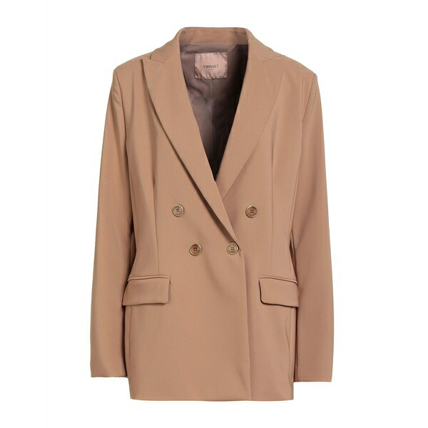 【送料無料】 ツインセット レディース ジャケット＆ブルゾン アウター Blazers Beige