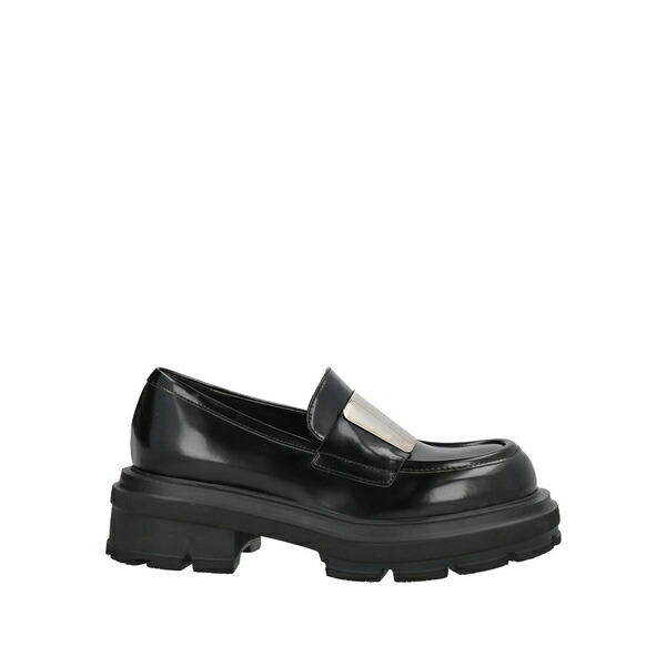 【送料無料】 エレナイアチ レディース スリッポン・ローファー シューズ Loafers Black