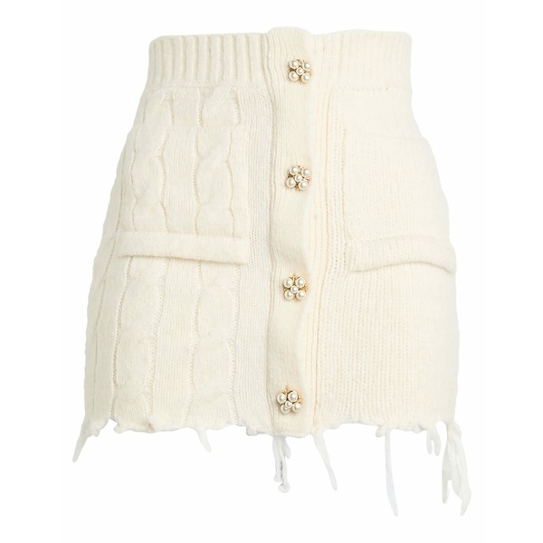 【送料無料】 ヴェトモン レディース スカート ボトムス Mini skirts White