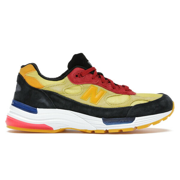 上品上品New Balance ニューバランス メンズ スニーカー サイズ US_9.5(27.5cm) White Pink Orange  ドライビングシューズ
