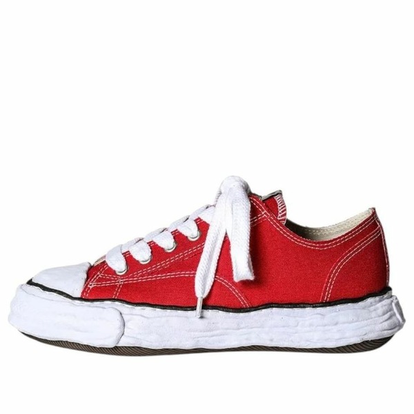 Maison MIHARA YASUHIRO ミハラヤスヒロ メンズ スニーカー 【Maison MIHARA YASUHIRO Peterson 23 OG Sole Canvas Low 'Red' A11FW702-RED】 サイズ US_9(27.0cm)|asty