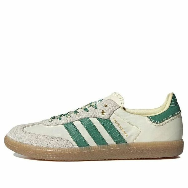 adidas アディダス メンズ スニーカー 【adidas x Wales Bonner Samba 'Cream White Bold Green' GY4344】 サイズ US_10.5(28.5cm)｜asty