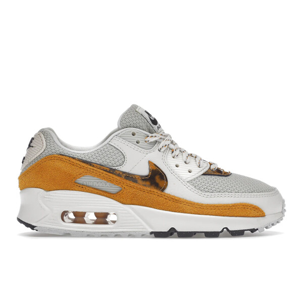 Nike ナイキ レディース スニーカー  【Nike Air Max 90 Leopard (Women\u0027s) (2022)】  大いさ US_7.5(24.5糎) Grey/Orange/White スニーカー-靴-レディース靴