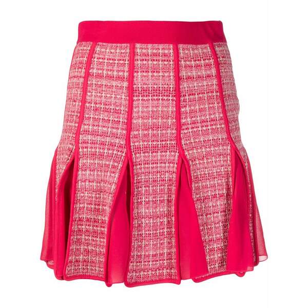エリザベスフランキ レディース スカート ボトムス High-waisted pleated skirt Pink|asty