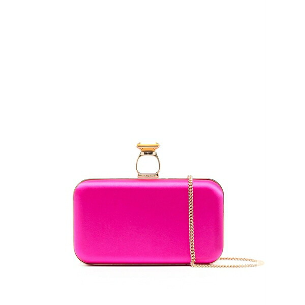 サーチンアンドバビ レディース クラッチバッグ バッグ On the rocks satin clutch bag Pink｜asty