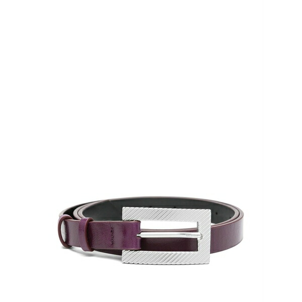 ジ アティコ レディース 胴締め 付属物 Leather belt Purple レディースベルト-ベルト・サスペンダー-バッグ・小物・ブランド雑貨