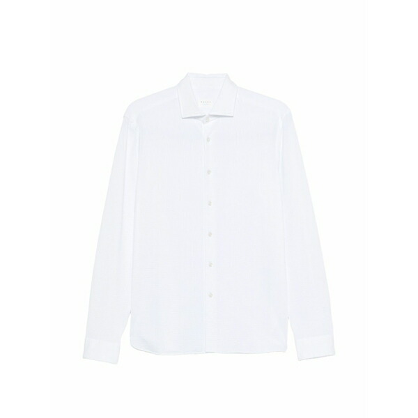 ザカス  メンズ プルオーバー トップス Long-sleeve shirt White