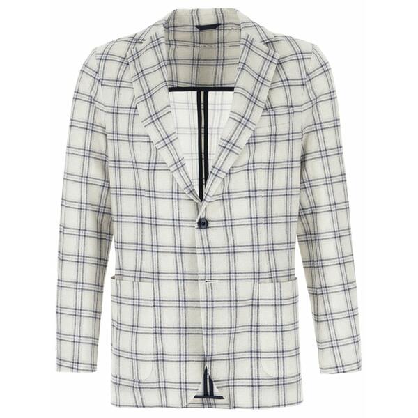 チルコロ1901 メンズ ジャケット＆ブルゾン アウター Embroidered blazer White｜asty