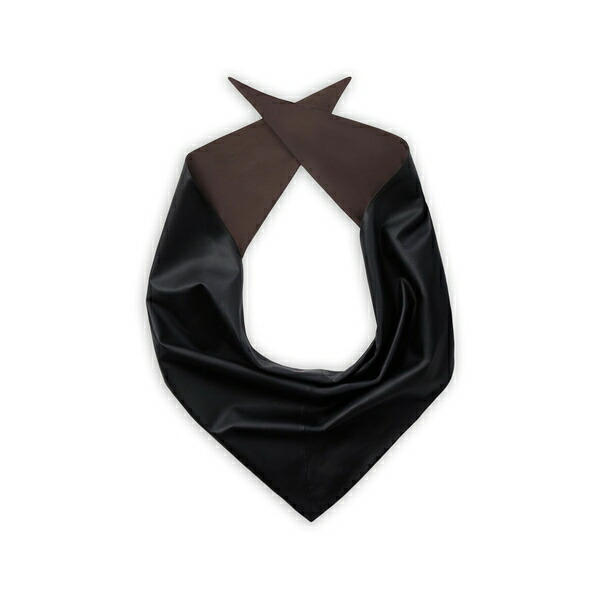 ルメール レディース えり巻き・袈裟・えり巻き 付属物 Leather triangle scarf Black