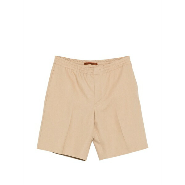 ゼニア メンズ カジュアルパンツ ボトムス Elasticated shorts Neutrals|asty