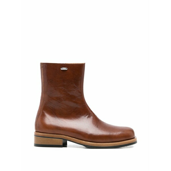 アワーレガシー レディース ブーツ シューズ Camion leather ankle boots Brown