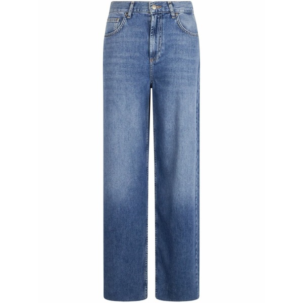 リュージョー レディース ジーンズズボン下 ボトムス Wide-leg jeans Blue