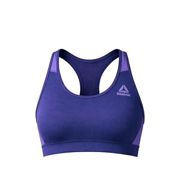 リーボック レディース カットソー トップス Cutout-racer bra top Purple