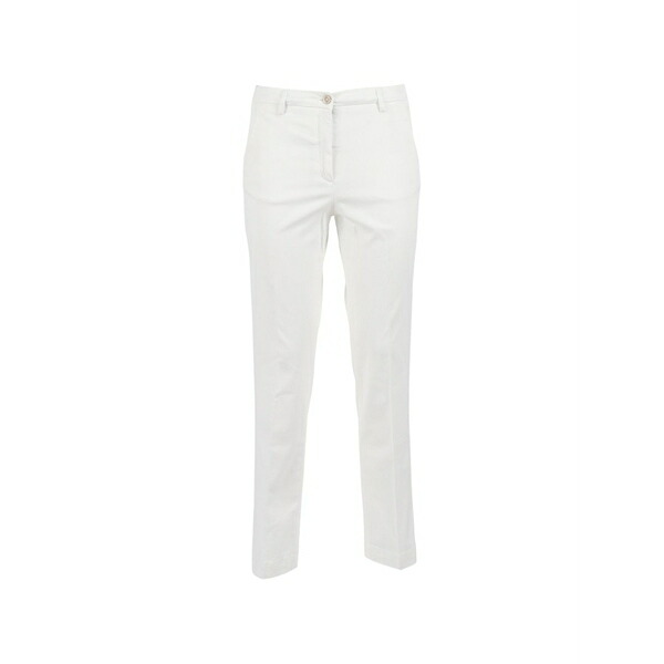 ブリリア 1949 レディース カジュアルパンツ ボトムス Button straight trousers White｜asty 31,720円