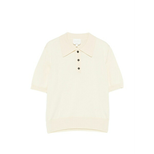 アーペーセー レディース スポーツシャツ トップス Ruby polo top Neutrals