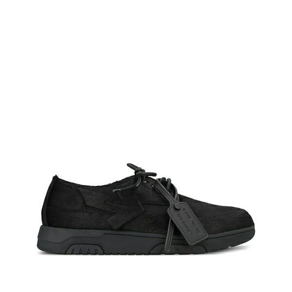 象牙色 メンズ スニーカー シューズ Lace-up sneakers Black