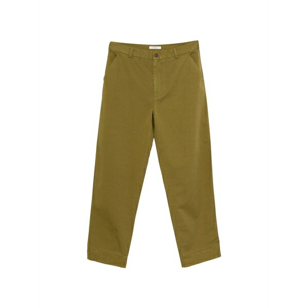 地下室 部屋の入り口 メンズ 心地好いズボン下 ボトムス Fadi belt-loops trousers Green