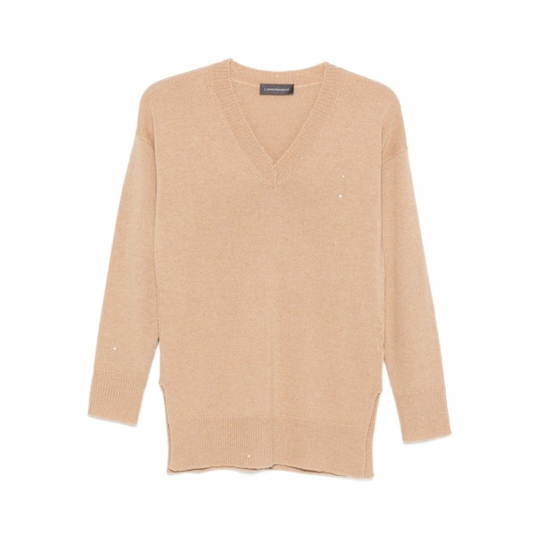 ロレーナアントニアッツィ レディース 編み物\u0026スウェーター アウター V-neck sweater Neutrals