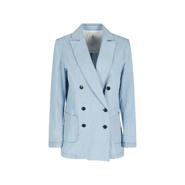 ミース レディース ジャケット＆ブルゾン アウター Double-breasted jacket Blue｜asty