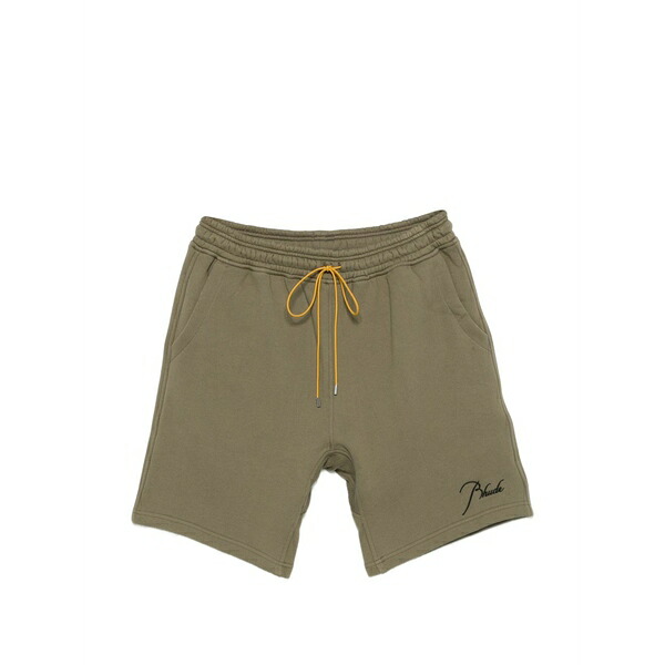 ルード メンズ 心地好いズボン下 ボトムス Classique drawstring shorts Green