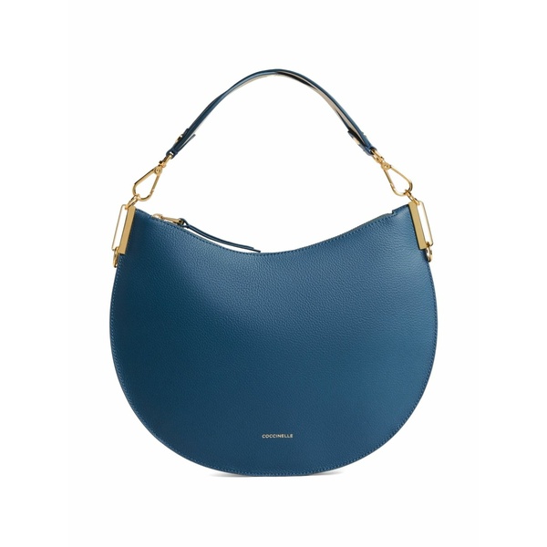 コチネレ レディース ショルダーバッグ バッグ Medium sunup round-shape shoulder bag Blue｜asty
