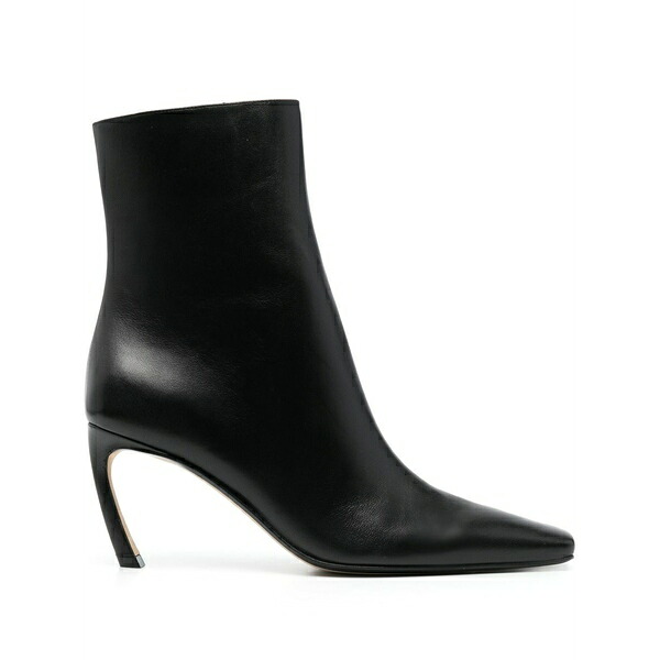 ランバン レディース ブーツ シューズ Swing 70 leather boots Black｜asty