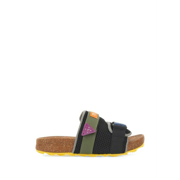 御花牟礼 メンズ スリッポン・ローファー シューズ Niwa touch-strap flat sandals Multicolour
