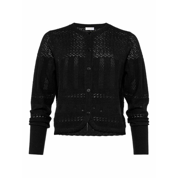 エレス レディース ジレー アウター Trio buttonned cardigan Black