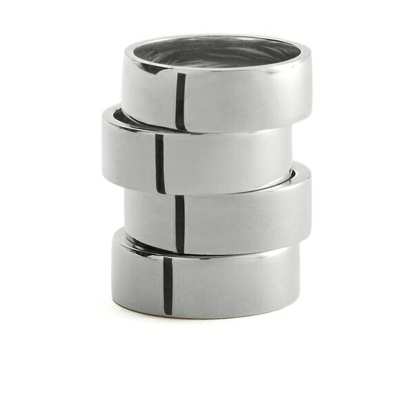 マルタンマルジェラ メンズ 輪っか 添え物 Number-engraved stacked rings Silver