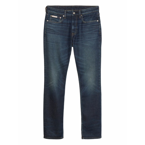 カルバンクライン メンズ デニムパンツ ボトムス Straight-leg jeans Blue