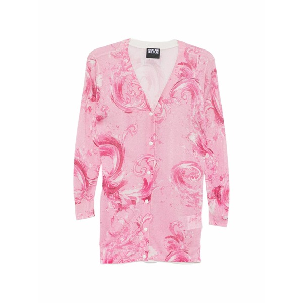 ベルサーチ レディース カーディガン アウター Buttoned cardigan Pink｜asty