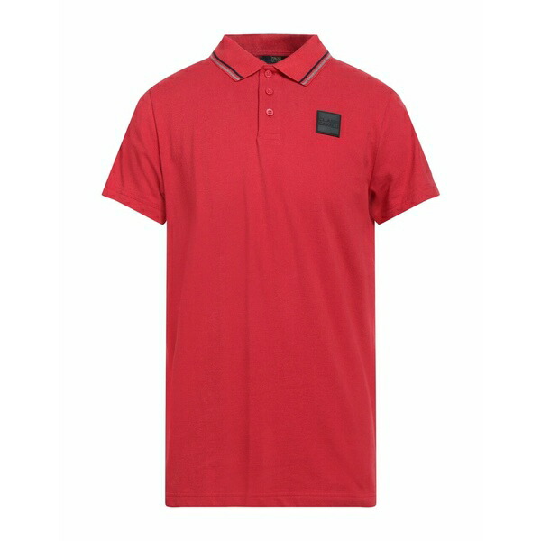 2021春夏新色】 カヴァリ クラス ロベルト カバリ メンズ ポロシャツ トップス Polo shirts Red