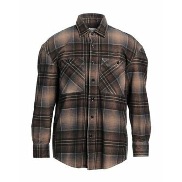 【送料無料】 アミッシュ メンズ シャツ トップス Shirts Brown
